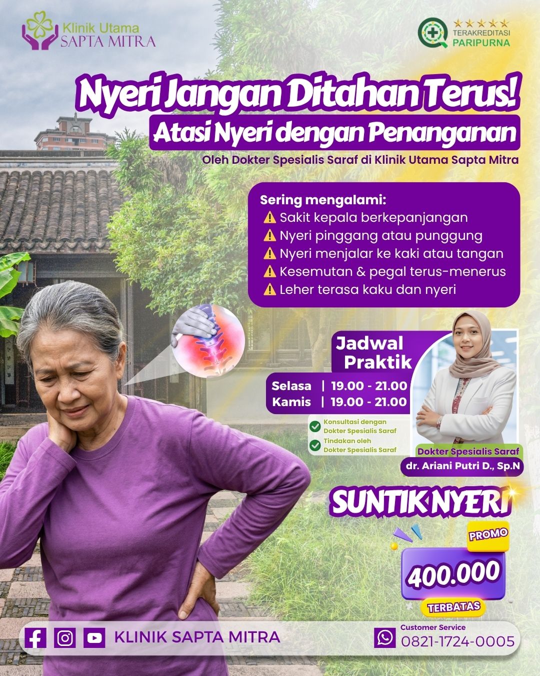 Flyer Poliklinik Spesialis Saraf